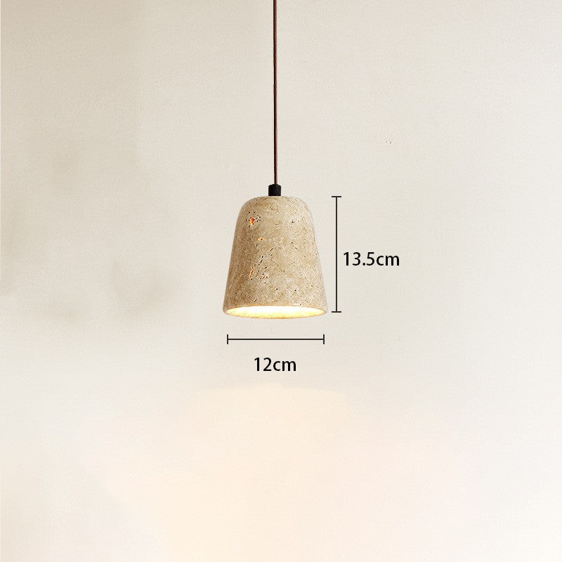 Yellow Cave Stone Pendant Light